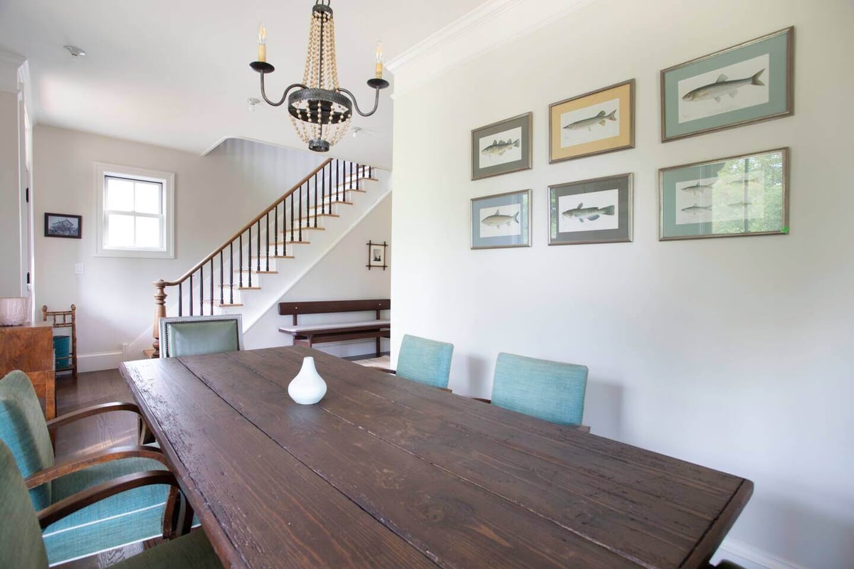 Charming and Chic Home Vacation Rental Rhinebeck NY Dining Room